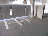 電動車いす置場の画像