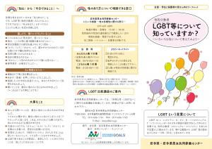 LGBT等について知っていますか（表面
